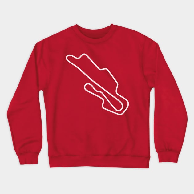 Mugello Circuit [outline] Crewneck Sweatshirt by sednoid